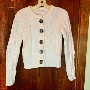 Old Navy Cable Knit Cardigan - Cream
